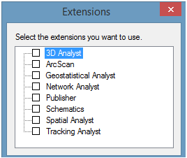 Arcmap Extensions