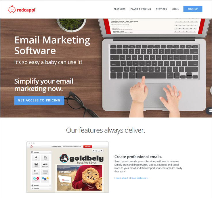 RedCappi email marketing software